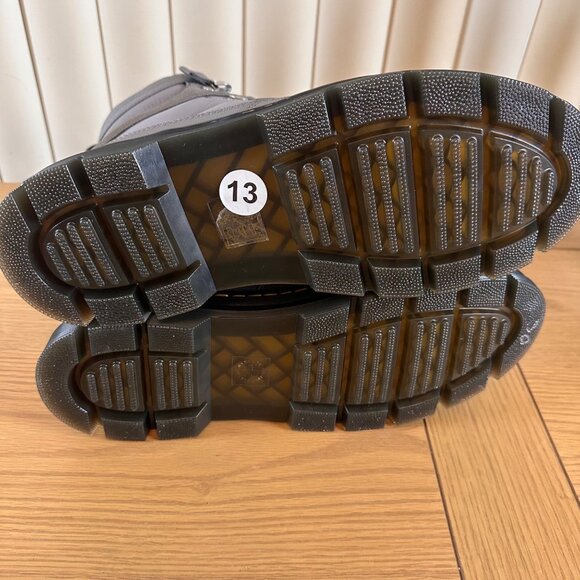 Dr. Martens Size 10/11 Unisex  Black Leather Lace-Up Shoes Rubber Sole Footwear - Picture 5 of 16